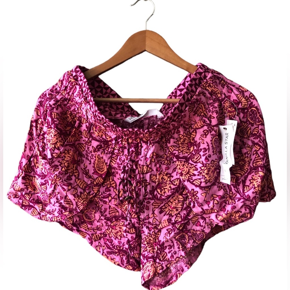 NWT Vanilla Star Lounge Shorts Women’s Large Pink Boho